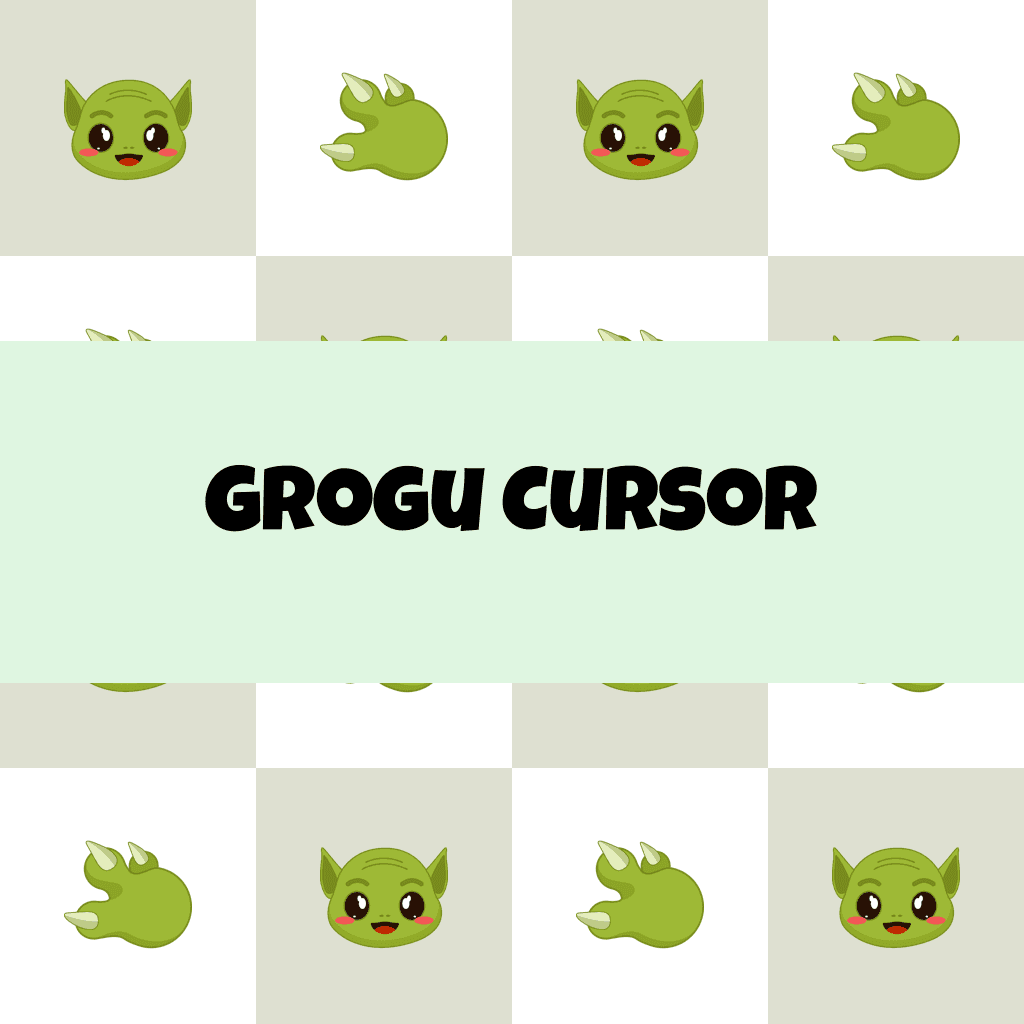 Preview Grogu cursor custom cursor pack